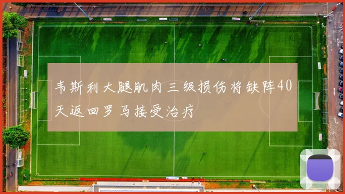 韦斯利大腿肌肉三级损伤将缺阵40天返回罗马接受治疗